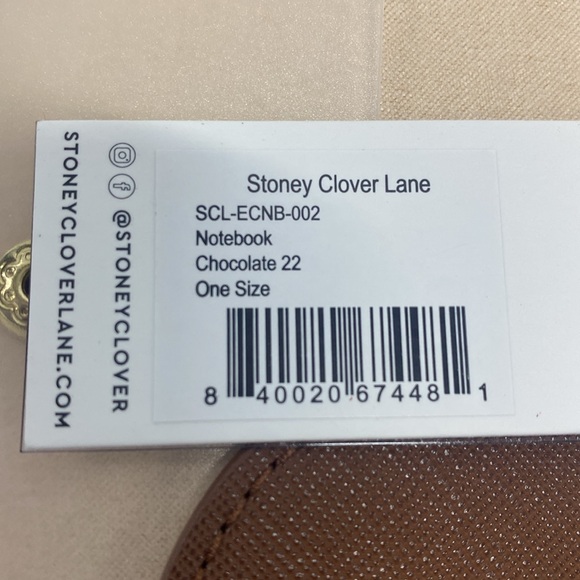 Stoney Clover Lane Notebook in Chocolate 22 New In Packaging NIB - Picture 8 of 9